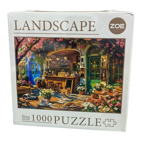 1000 Parça Firede cafe Puzzle 9514