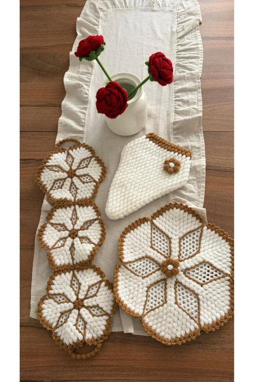 Çeyizlik El Örgüsü Damat Bohçası Gelin Çeyizi Hediyelik Dolgun Ilmek Banyo Lifi