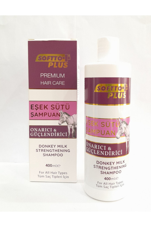 Softto Plus Onarıcı & Güçlendirici Eşek Sütü Şampuanı-400 ML