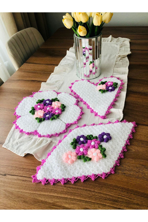 BANYO LİFİ ÇEYİZLİK HEDİYELİK EL ÖRGÜSÜ DOLGUN İLMEK BANYO LİFİ