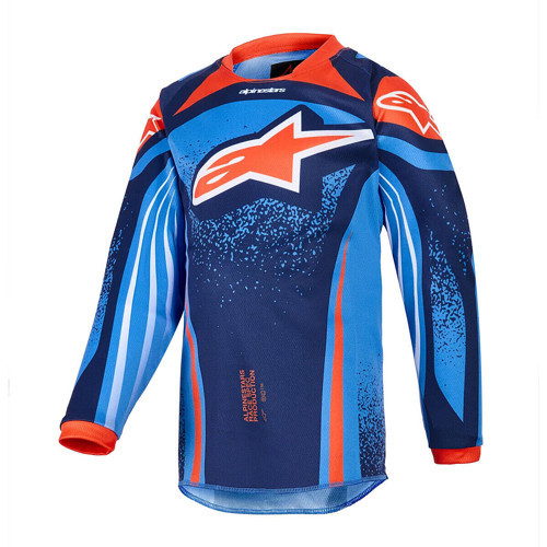 Kid Racer Nomur Çocuk Off-Road Motosiklet Jerseyi Sarı Mavi
