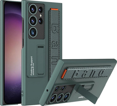 Galaxy S24 Ultra Kılıf Standlı El Tutacaklı Band Kapak