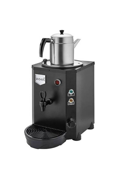 Tek Demlikli Mini Jumbo Çay Makinası 7Lt- DE14, Siyah