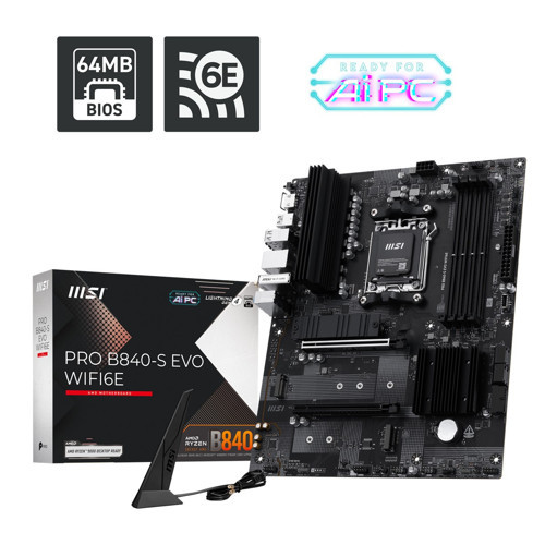 Pro B840-S Evo Wıfı6E Am5 Ddr5 8000Mhz