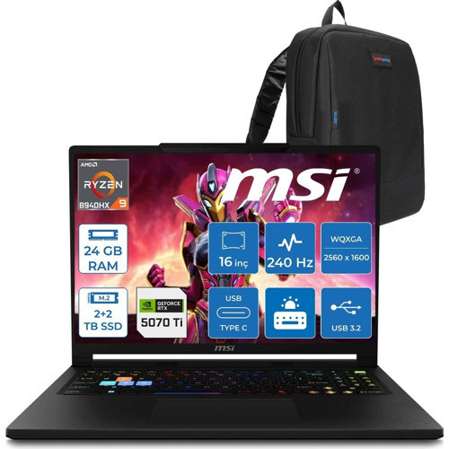 Cyborg 15 Intel Core 5 210H 16GB 512GB SSD RTX5060 Windows 11 Pro 15.6" Taşınabilir Bilgisayar B2RWFKG-207XTR-A65