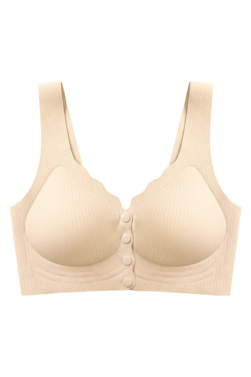 Seamless Bra - Feel | Ten Lazer Kesim Çizgi Detaylı Önü Açılabilir Dikişsiz Kadın Sütyen