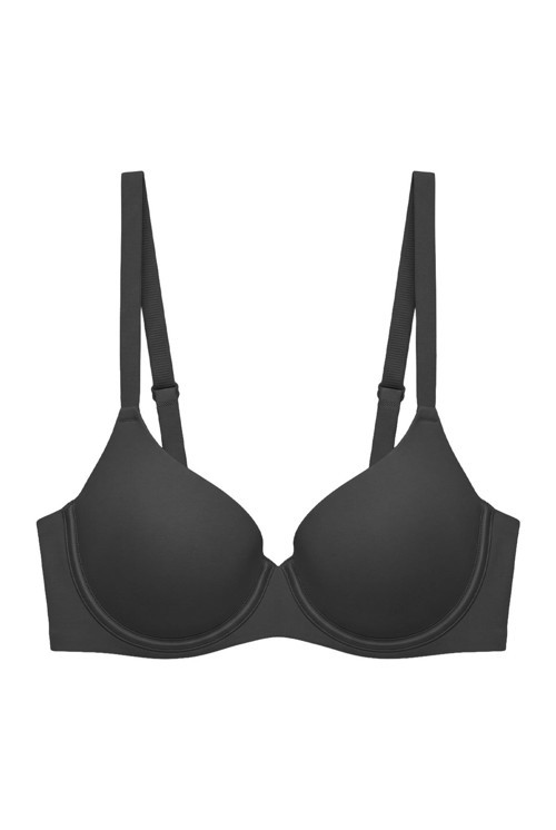 Seamless Bra - Wired | Siyah Lazer Kesim Dikişsiz Balenli Kadın Sütyen