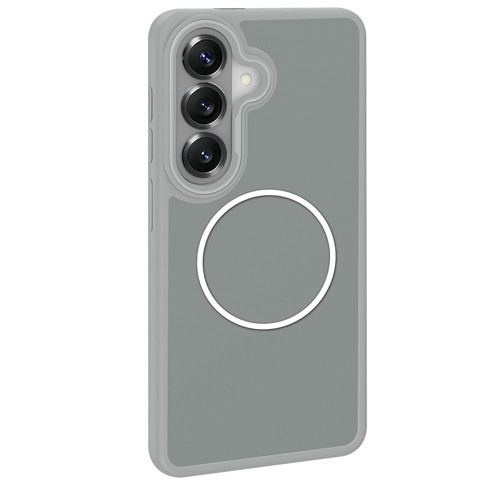 Galaxy S26 Kılıf M-Safe Şarj Özellikli Metal Kamera Çerçeveli Sanremo Silikon Kılıf