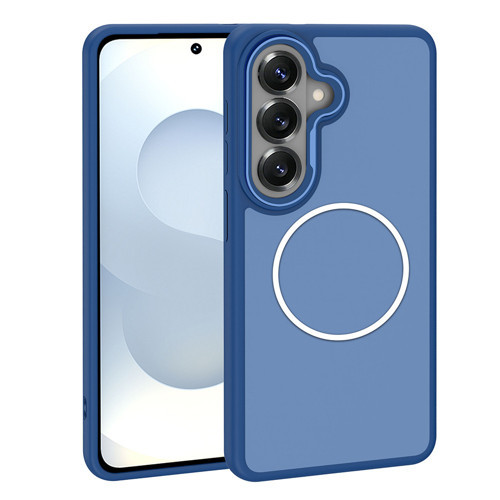 Galaxy S26 Plus Kılıf M-Safe Şarj Özellikli Metal Kamera Çerçeveli Sanremo Silikon Kılıf