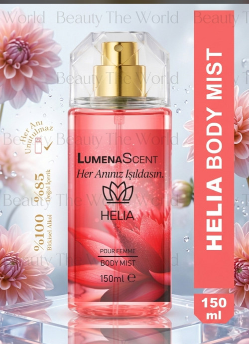 Lument Scent Helia Body Mist 150 ml – Gün Boyu Taze, Işıltılı Bir Dokunuş