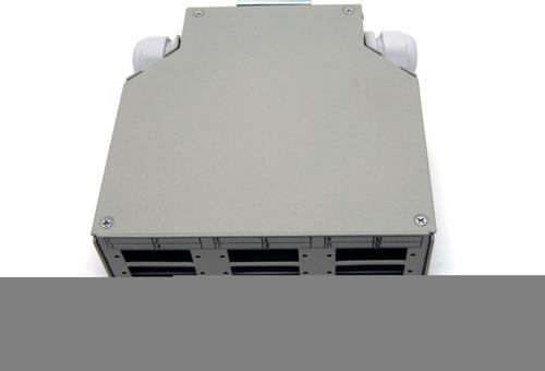 DIN-Ray için Sonlandırma Kutusu, 6 x SC/Duplex Coupler için (Fiber coupler ve pigtail haricen t