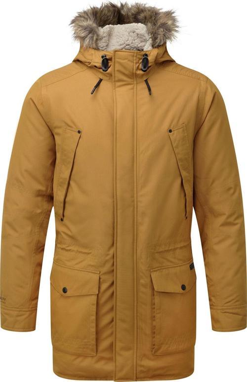 Argyle Parka Erkek Ceket-SARI