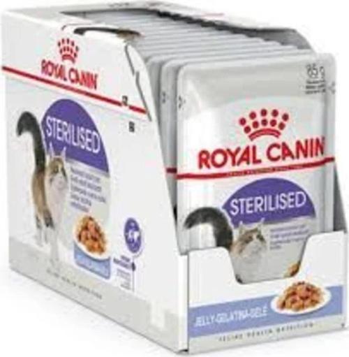 Sterilised Jelly Kısır Kedi Pouch Yaş Mama 85 Gr X 12 Adet