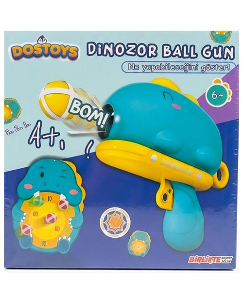 Dinozor Top Fırlatıcı Kırmızı