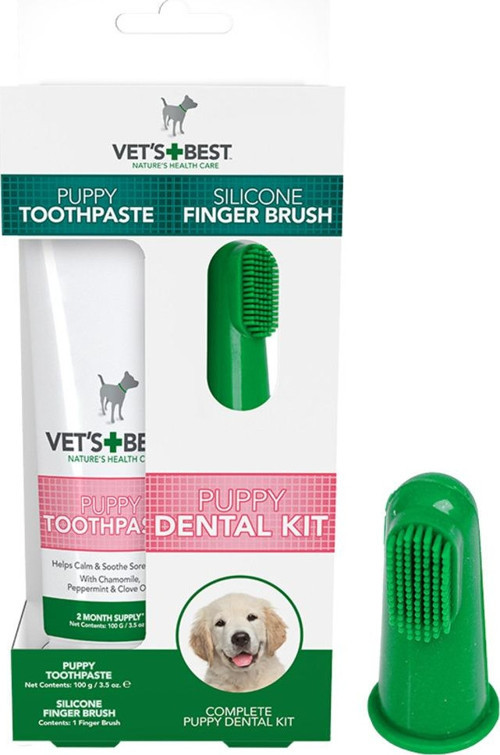 Vets Best Vet’S Best™ Yavru Köpekler Için Ağız Ve Diş Bakım Seti
