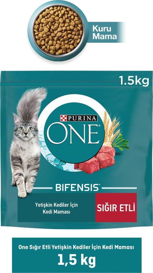 Sığır Etli Yetişkin Kedi Maması 1,5 Kg