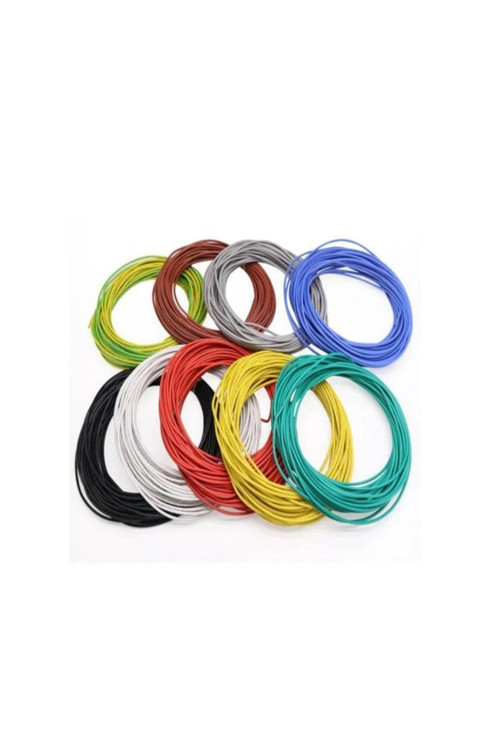 Çok Damarlı Montaj Kablosu 24AWG Yeşil 5M