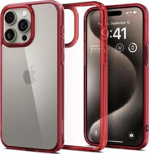 Apple iPhone 15 Pro Max Kılıf Ultra Hybrid Deep Red - ACS07054