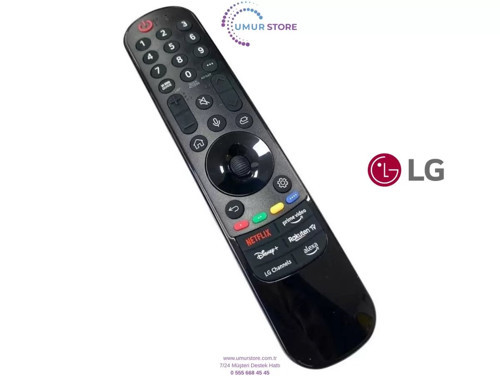 LG İle Uyumlu Model OLED65G45LW Webos Tv Kumandası-Mikrofon ve Air Mouse
