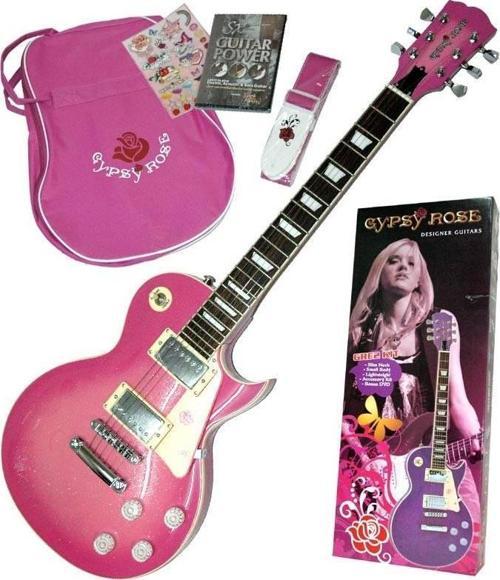 ELEKTRO GİTAR GYPSY ROSE SET (GIGBAG, STRAP, STICK