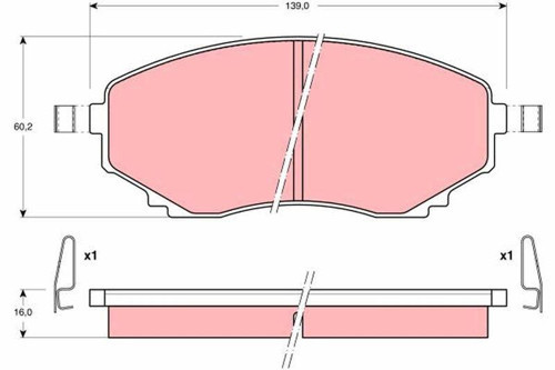 Mazda E2200 Ön Fren Balatası 1991-2005