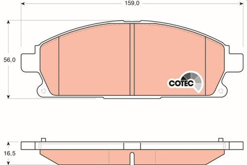 Ön Fren Balatası Nissan X-Trail 2001-2008 Pathfinder 1997-2005