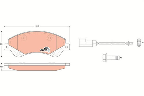 Ford Transit Ön Fren Balatası Önden Çeker 2006-2014