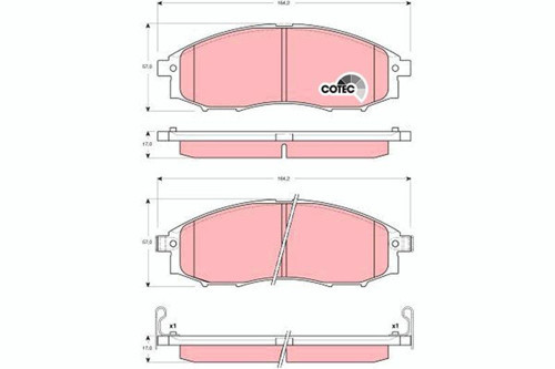 Nissan Skystar Pickup YD25 D22 Ön Fren Balatası 2002-2008
