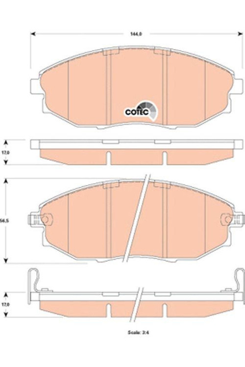 Chevrolet Epica Ön Fren Balatası 2006-2012