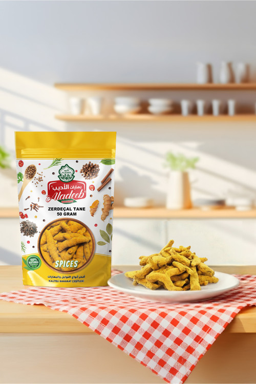 Zerdeçal Tane 50 gr – Doğal ve Katkısız Baharat