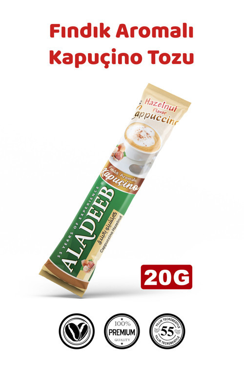 Fındık Aromalı Kapuçino Tozu 24li X 20g