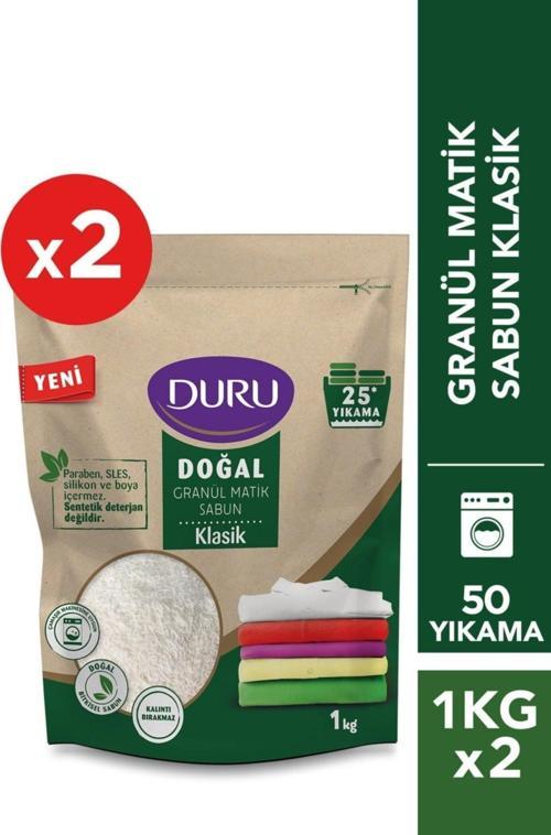 Granül Matik Sabun Klasik 1 Kg X 2 Adet