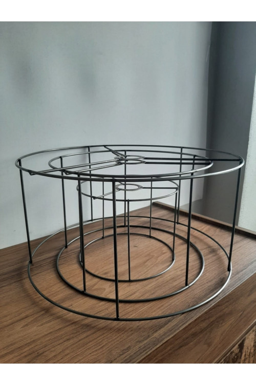 Abajur Ve Lambader Teli Çemberi 40 Cm Çap-30 Cm Çap Ve 20 Cm Çap 3 Adet
