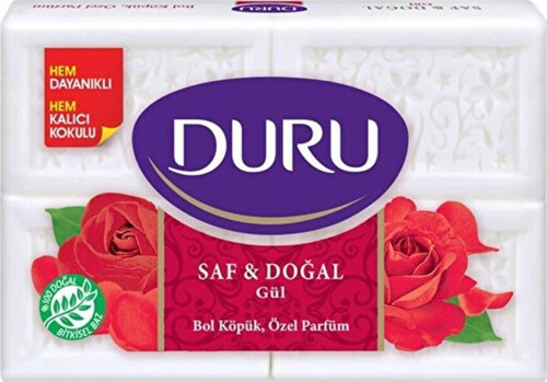 Saf Ve Doğal Beyaz Sabun Gül 600 Gr