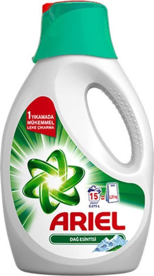Beyazlar Ve Renkliler İçin Dağ Esintisi Sıvı Çamaşır Deterjanı 15 Yıkama 0.975 Lt
