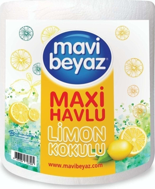 Maxi Kağıt Havlu Dev Rulo Limon Kokulu