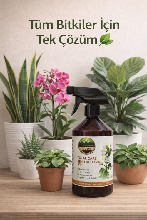 EV BİTKİLERİ İÇİN GENEL KULLANIM ORGANOMİNERAL BESİN ÇÖZELTİSİ-TOTAL CARE