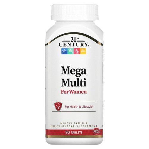 Mega Multi Vitamin for Women B1+molybdenum+Boron+İnositol 90 Tablet Bayanlara özel