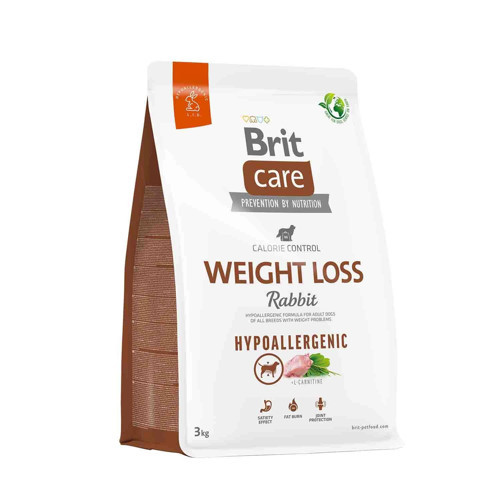 Hipoalerjenik Weight Loss Tavşan Etli Kilo Dengeleyici Diyet Yetişkin Köpek Maması 3 kg