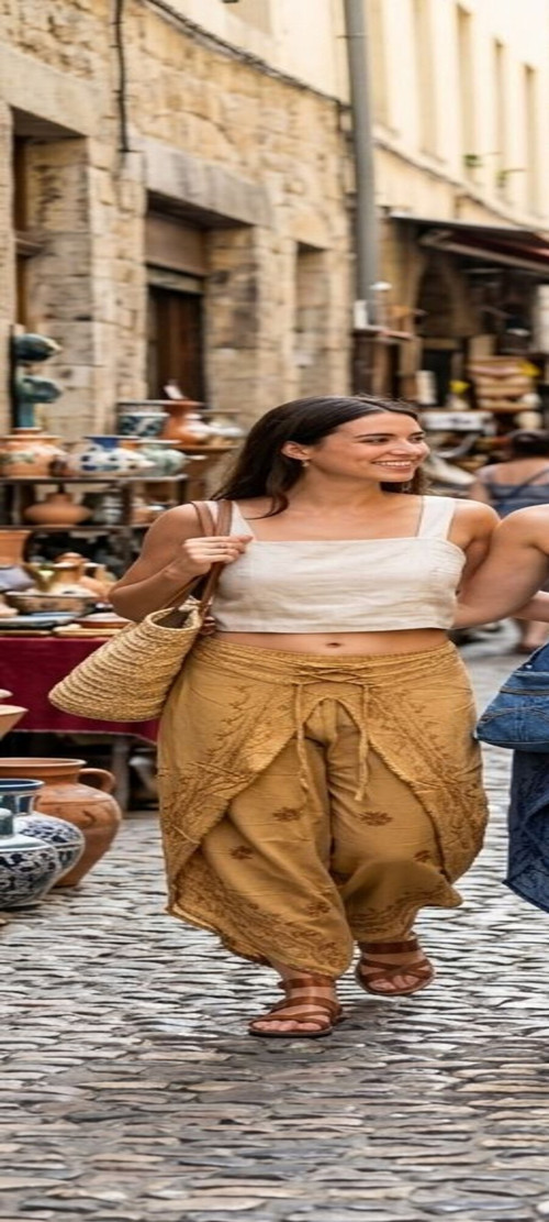 Otantik standart beden %yüz pamuk lastikli işlemeli kapamalı pantolon 36-44 bedenler arası uygundur