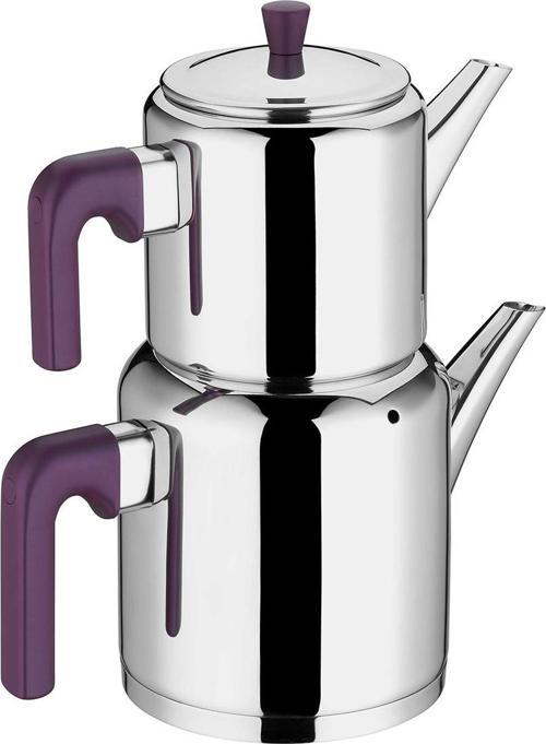 Roma Purple Büyük Çaydanlık Takımı