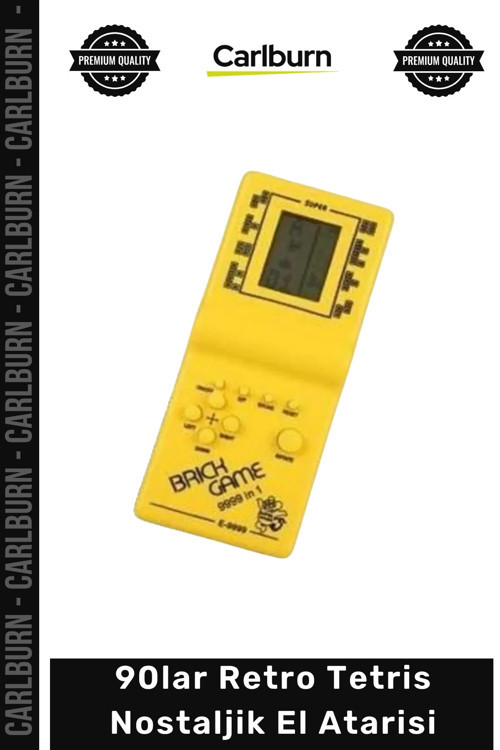 Özel Üretim 90lar Popüler Retro Oyun Konsolu Zeka Geliştiren Hediye Tetris Nostaljik El Atarisi