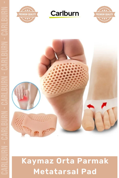 Özel Üretim Kaymaz Nefes Alan Hava Delikli Ayakkabı Destekli Ön Ayak Orta Parmak Metatarsal Pad