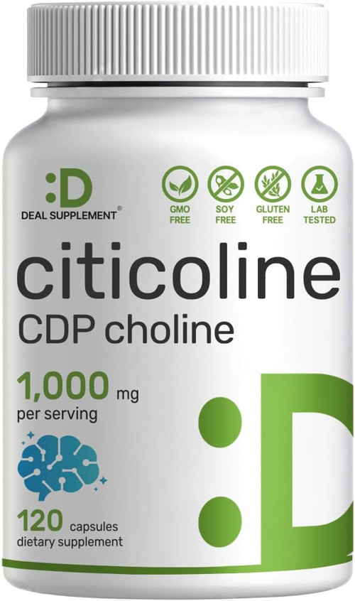 Cognizin Citicoline Sitikolin CDP Choline 1000mg 120 Caps