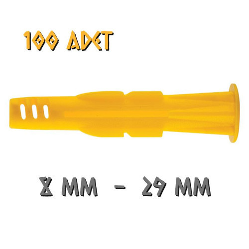 Performans Roket Dübel - No: 8 - 100 Adet