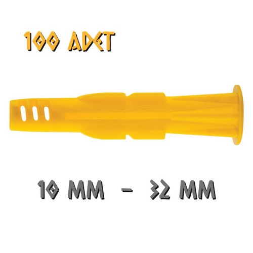 Performans Roket Dübel - No: 10 - 100 Adet