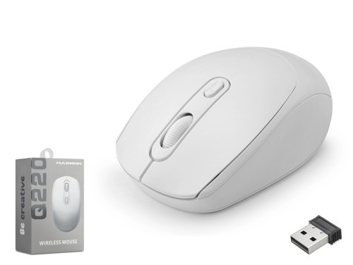 Kablosuz Mouse 2.4 Ghz 1600 Dpi (Beyaz - Q220W)