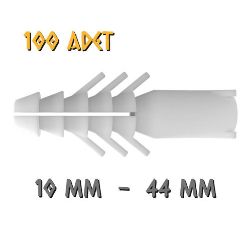 Standart Plastik Dübel - No: 10 - 100 Adet