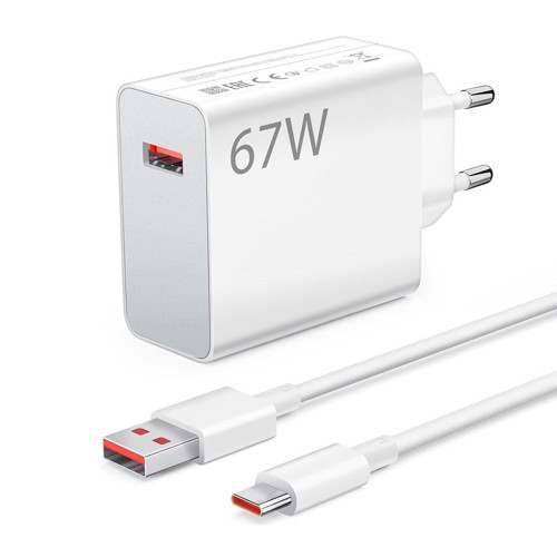 67W USB-A to Type-C Kablolu Şarj Aleti