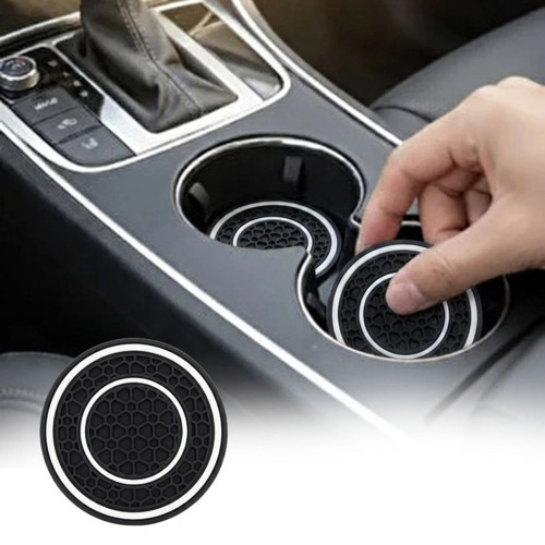 Silikon Araç Bardak Altlığı 70 mm – Kaymaz Telefon ve Para Tutucu Mat (4604)